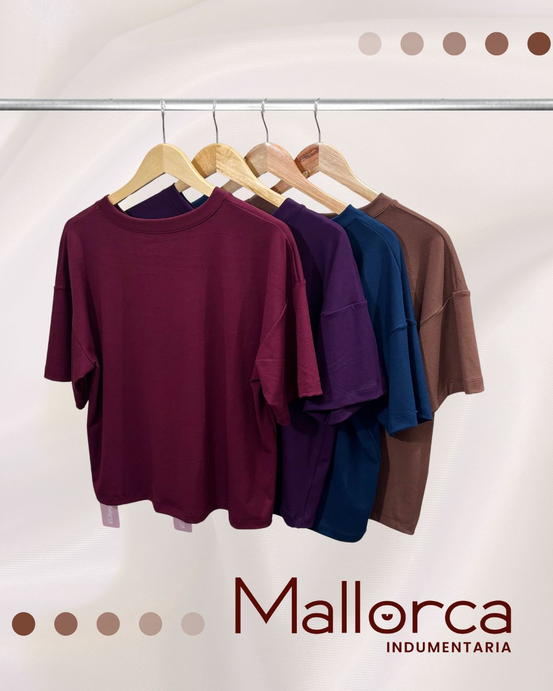 Remeras de Colores Variados